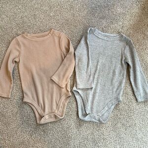 Bundle of 2 Waffle Onesie